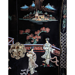 Шкаф черный в китайском стиле  Chinese Cabinet Black варинант исполнения - 2 | Loft Concept в Уфе