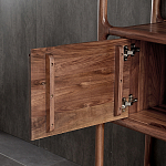 Стеллаж в гостиную для книг Moon Walnut Furniture варинант исполнения - 9 | Loft Concept в Уфе