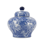 Ваза с крышкой в китайском стиле Гранатовое дерево Blooming Pomegranate варинант исполнения - 9 | Loft Concept в Уфе