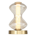 Настольная лампа светодиодная с волнообразным стеклянным плафоном Amphora of Light варинант исполнения - 3 | Loft Concept в Уфе