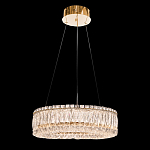 Люстра подвесная круглая из прозрачного хрусталя с золотым корпусом Selfsufficient варинант исполнения - 2 | Loft Concept в Уфе