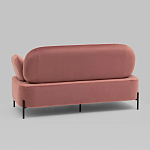 Диван в велюровой обивке цвета пыльная роза COLOR BLOCK варинант исполнения - 4 | Loft Concept в Уфе