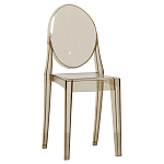 Прозрачный стул с янтарным оттенком LOUIS GHOST CHAIR варинант исполнения - 1 | Loft Concept в Уфе