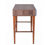 Стол письменный из массива бука с 2-мя ящиками серый Wenge Light варинант исполнения - 2 | Loft Concept в Уфе