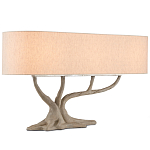 Настольная лампа с корпусом в виде дерева Gray Concrete Trunk варинант исполнения - 2 | Loft Concept в Уфе