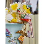 Ваза с птичкой из фарфора с бронзовыми элементами Garden of Eden варинант исполнения - 9 | Loft Concept в Уфе