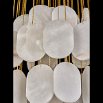 Люстра с овальными подвесками из натурального камня Spatial Composition варинант исполнения - 5 | Loft Concept в Уфе