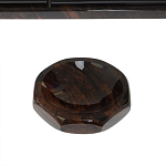 Настольный письменный набор с часами из природного камня обсидиана  Gift for Manager варинант исполнения - 6 | Loft Concept в Уфе