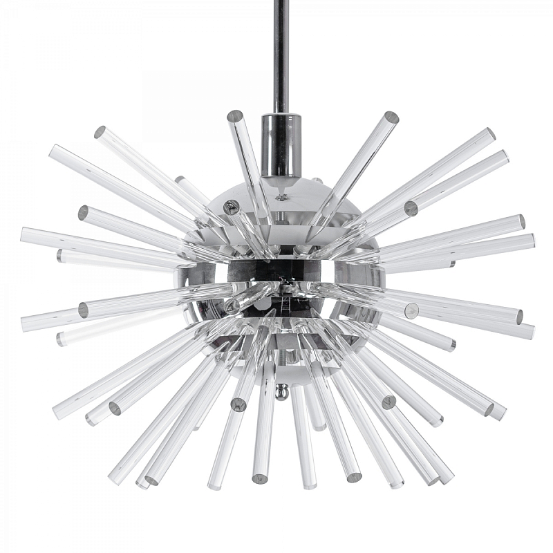 Bakalowits Miracle Sputnik Chandelier with Crystal Glass Rods Хром Прозрачное Стекло в Уфе | Loft Concept 