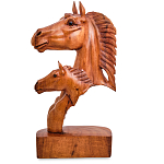 Статуэтка деревянная в виде головы лошади Horse of the World варинант исполнения - 2 | Loft Concept в Уфе