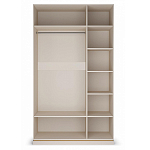 Шкаф трёхдверный с 2-мя зеркальными дверками Satin Furniture варинант исполнения - 2 | Loft Concept в Уфе