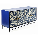 Буфет в гостиную с инкрустацией Bone Inlay Deco Sideboard - Orleans ZEBRA варинант исполнения - 1 | Loft Concept в Уфе