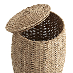 Корзина с крышкой из камыша Chane Wicker Basket варинант исполнения - 3 | Loft Concept в Уфе
