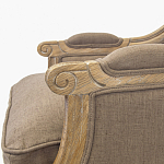 Кресло William Classical Armchair brown flax варинант исполнения - 4 | Loft Concept в Уфе