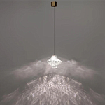 Подвесной светильник с плафоном из фактурного прозрачного стекла Light Ensemble варинант исполнения - 4 | Loft Concept в Уфе