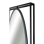 Зеркало овальное в металлической оправе в стиле лофт Urban Style Space варинант исполнения - 3 | Loft Concept в Уфе