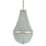 Люстра с каскадом из стеклянных декоративных элементов Shining Sea Glass варинант исполнения - 2 | Loft Concept в Уфе