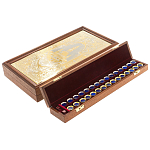 Нарды с гравюрой из натурального камня лазурит Backgammon from Stone варинант исполнения - 3 | Loft Concept в Уфе