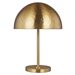 Настольная лампа с полусферическим абажуром золотого цвета Generation Lighting варинант исполнения - 1 | Loft Concept в Уфе