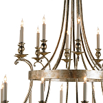 Люстра большая двухъярусная на 30 ламп Grand Chandelier варинант исполнения - 1 | Loft Concept в Уфе