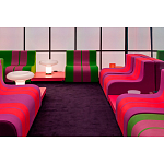 Дизайнерский кофейный стол на круглых ножках Poltronova T02 Pink Coffee Table варинант исполнения - 14 | Loft Concept в Уфе