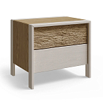 Тумба 2 ящика с подсветкой на рельефном фасаде Warm Industrial варинант исполнения - 7 | Loft Concept в Уфе