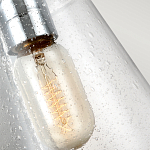 Бра с плафоном в форме колокола из прозрачного стекла с пузырьками Feiss варинант исполнения - 5 | Loft Concept в Уфе