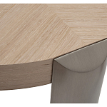 Столик журнальный круглый со светлым шпоном Light Veneer Table варинант исполнения - 2 | Loft Concept в Уфе