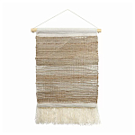 Панно из шерсти и хлопка с узором Beige Calista Cascade варинант исполнения - 2 | Loft Concept в Уфе