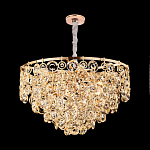 Люстра каскадная с подвесками в форме колец Galaxy of Light варинант исполнения - 6 | Loft Concept в Уфе