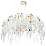 Люстра с хрустальными подвесками Bunch of Crystal Berries Gold Chandelier 12 варинант исполнения - 1 | Loft Concept в Уфе
