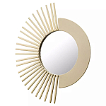 Зеркало-солнце круглое с золотистыми лучами SunMoon  варинант исполнения - 1 | Loft Concept в Уфе
