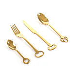 Набор столовых приборов Seletti Keytlery Gold set of 6 варинант исполнения - 1 | Loft Concept в Уфе