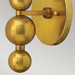 Бра с белым матовым стеклянным плафоном и тремя декоративными шарами Hinkley варинант исполнения - 8 | Loft Concept в Уфе