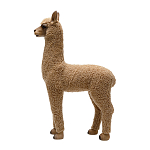 Декоративная статуя с мягкой шерстью Brown Alpaca варинант исполнения - 2 | Loft Concept в Уфе