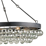 Люстра большая овальная с подвесными стеклянными элементами Impressive Profile варинант исполнения - 1 | Loft Concept в Уфе