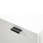 Тумба прикроватная белая с ящиками Strict Lines варинант исполнения - 4 | Loft Concept в Уфе