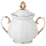 Чайный сервиз из фарфора со стразами на 6 персон 15 предметов Shine Porcelain варинант исполнения - 2 | Loft Concept в Уфе