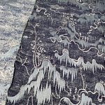 Мебельная ткань Вышивка серый цвет 130 см T2-39 варинант исполнения - 1 | Loft Concept в Уфе