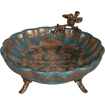 Блюдо фарфоровое Птица на ветке Flora варинант исполнения - 2 | Loft Concept в Уфе