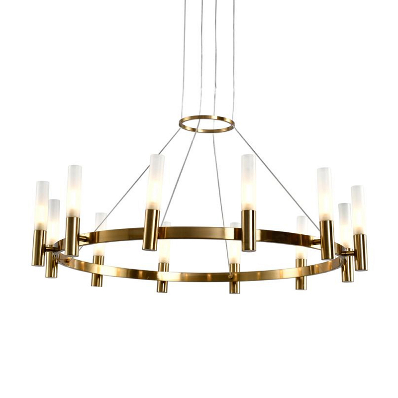Люстра подвесная светодиодная круглая Uniformity of Lighting Бронза Белый Люстра подвесная светодиодная круглая Uniformity of Lighting Бронза Белый в Уфе | Loft Concept