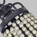 Люстра с 6-ю лампами и кремовыми деревянными бусинами Feiss варинант исполнения - 6 | Loft Concept в Уфе