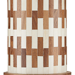 Настольная лампа с узором вдоль колоннообразного основания Brick Surface варинант исполнения - 1 | Loft Concept в Уфе