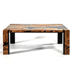 Кофейный Стол River in Autumn Elm Resin Coffee Table варинант исполнения - 3 | Loft Concept в Уфе