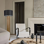 Настольная лампа с металлиеским черным трубчатым основанием Fulgurite варинант исполнения - 4 | Loft Concept в Уфе