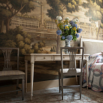 Обои ручная роспись Monuments of Paris Roberts on antique scenic Xuan paper варинант исполнения - 2 | Loft Concept в Уфе