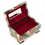 Шкатулка из натурального камня змеевик Stone Casket варинант исполнения - 3 | Loft Concept в Уфе