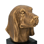 Держатель для книг с бронзовыми фигурками головы собаки Dog Elegance  варинант исполнения - 4 | Loft Concept в Уфе