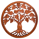 Панно из дерева Osier Panel With Trees варинант исполнения - 1 | Loft Concept в Уфе