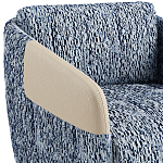 Дизайнерское Кресло William с кожаными подлокотниками  варинант исполнения - 3 | Loft Concept в Уфе